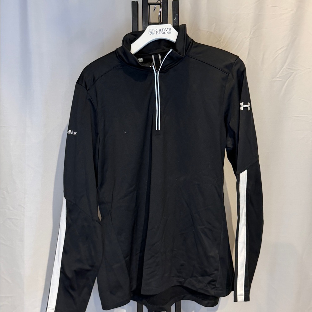 Under Armour Black Performance Jacket with White Accents